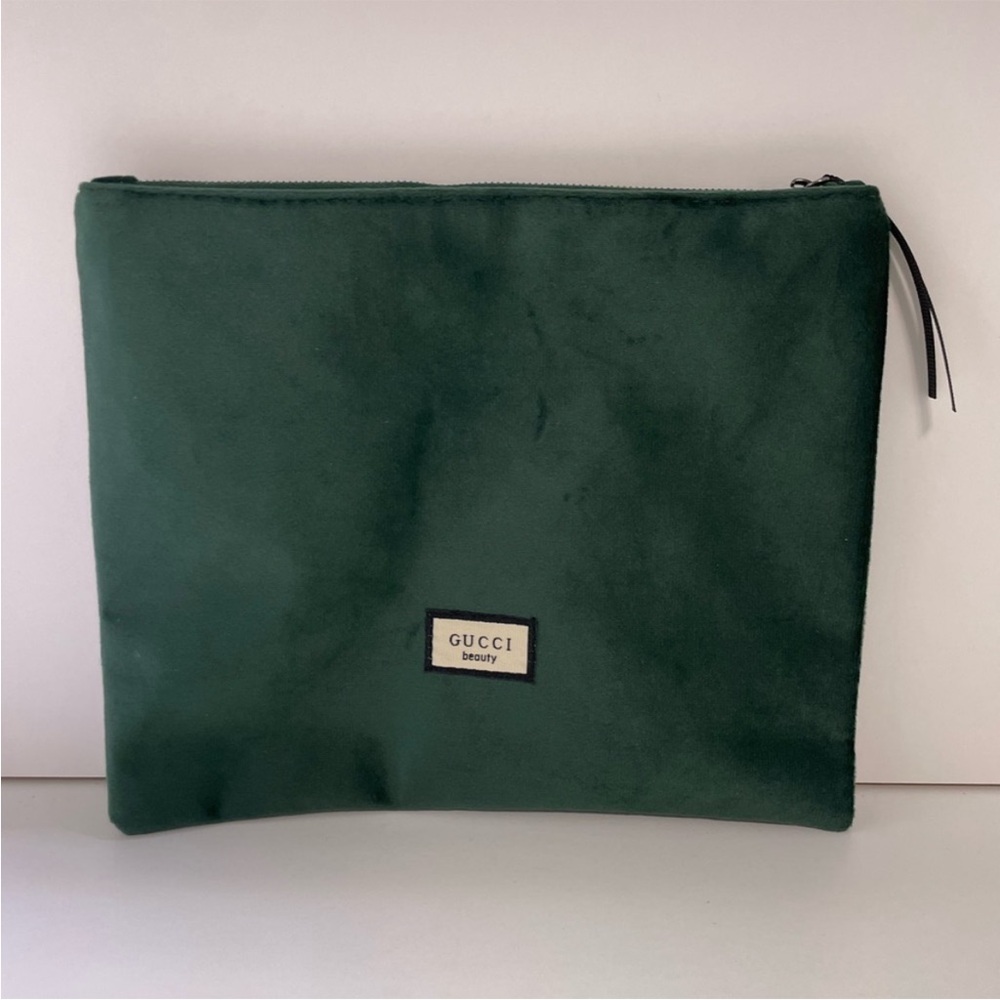 Gucci Green Velvet Cosmetic Bag